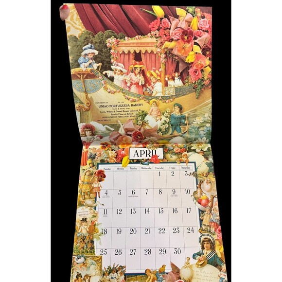 Cynthia Hart & John Grossman Victoriana Calendar 1993 12"×12" 90s Wall Decor - Picture 5 of 12